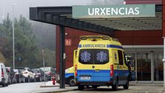 El trabajador herido fue trasladado de urgencia al Hospital do Saln�s.