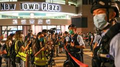 Las protestas volvieron a las calles de Hong Kong a principios de mes