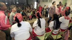 Acto en Burela de difusi�n de la cultura caboverdiana, comunidad inmigrante asentada en A Mari�a desde la d�cada de los setenta del siglo XX