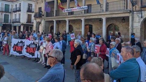 Miles de personas se sumaron el 4 de octubre del 2019 al paro de la �Espa�a Vaciada� contra la despoblaci�n en 23 provincias espa�olas