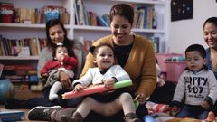 Participantes de un programa de ayudas para familias en riesgo de exclusi�n