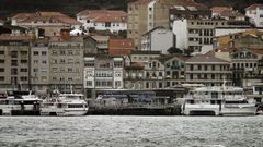 Imagen de archivo del puerto de Cangas