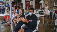 As� se vivi� en Ribeira el bronce en triple salto de Ana Peleteiro