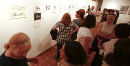 Ayer se inaugur� la exposici�n de los trabajos del curso de grabado, en el Torrente Ballester. 