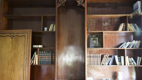 Dentro de la casa de los Eiroa en Xuvia.