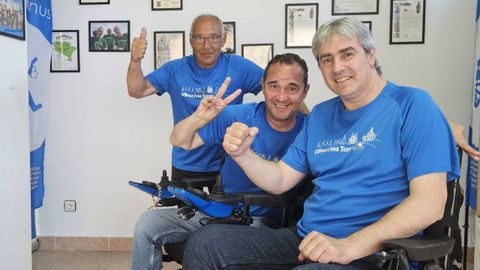 Antonio Gonzlez, Jos Fernndez y Rubn Zulueta, del proyecto Caminus