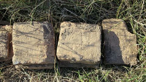 Excavacina arqueolgica en una villa romana en Coea, Castro de Rei