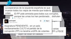 Ataques e insultos a los votantes del PP