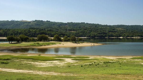 Imagen de archivo del embalse de As Conchas, en la comarca de A Limia