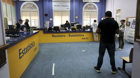 Los departamentos de Rexistro y Estat�stica�forman ahora un espacio conjunto en la planta baja.