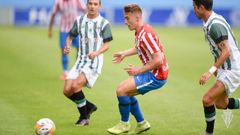 El Racing de Ferrol y el Sporting, en la imagen un amistoso disputado en el 2021, volvern a cruzarse en Segunda