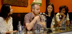 Ruth Sabucedo, Simone Saibene, Carmen M�ndez y Alfonso M�guez en la presentaci�n del proyecto 