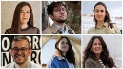 Ledicia Costas, Ismael Ramos, Mar�a Quiroga, Carlos Call�n, Ant�a Y��ez e Mar�a Oru�a.
