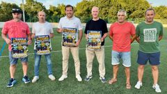 Presentaci�n del primer triangular de f�tbol veterano de Cerdedo Cotobade.