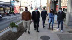 Los concejales del PP de Sarria con Jos� Manuel Balseiro