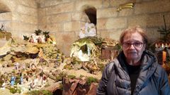 Un bel�n con lluvia en Anceis, en Cambre
