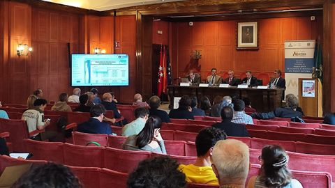 El director xeral de Montes en la charla en Madrid
