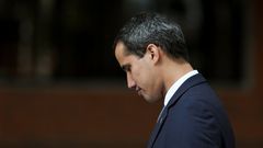 El presidente interino de Venezuela, Juan Guaid�