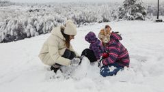 Primeras nevadas en Ourense
