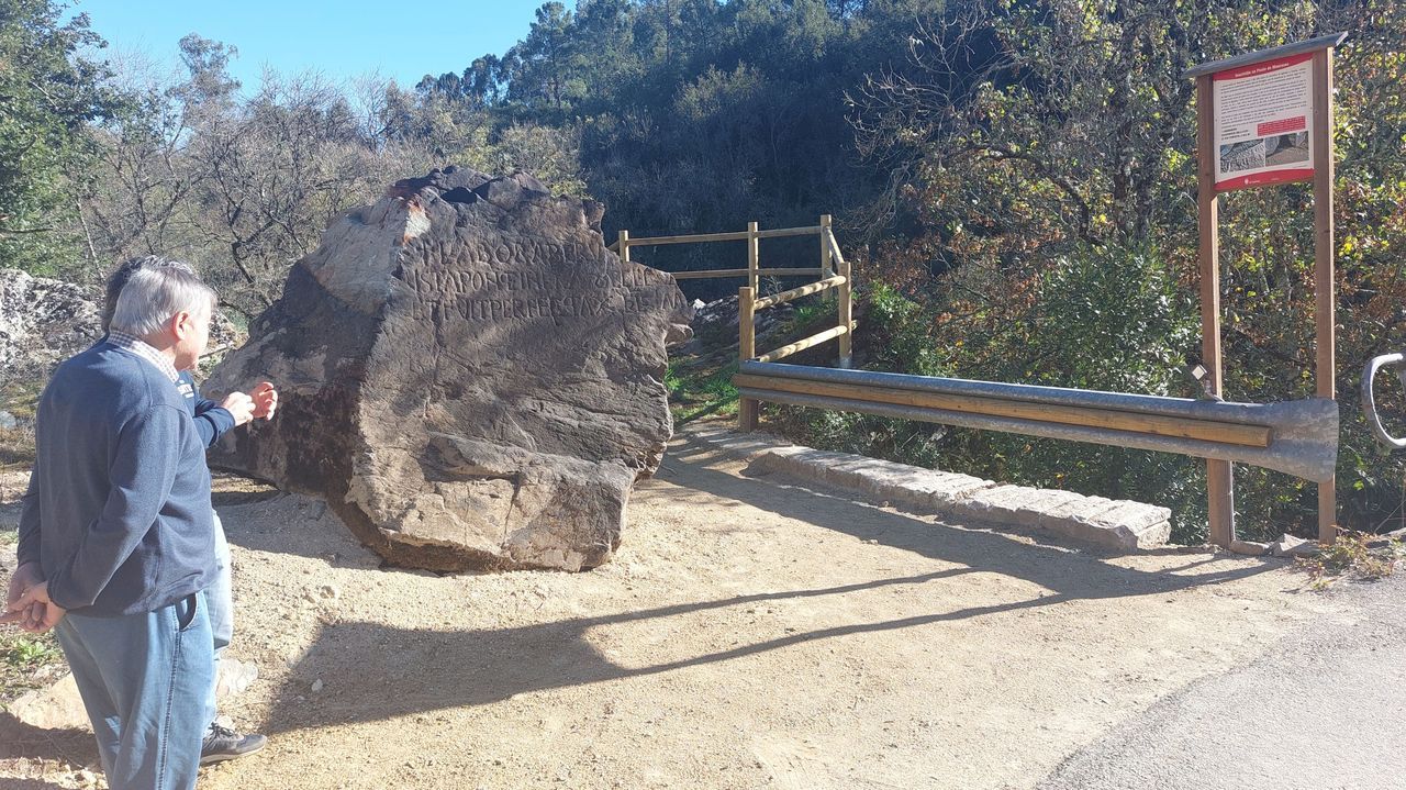 Santiso musealiza el único vestigio del antiguo puente del Ulla en el límite con Agolada