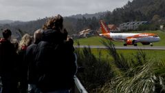 Imagen del viaje inaugural entre Ginebra (Suiza) y A Coru�a en marzo del 2023