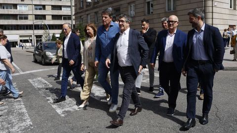 Besteiro con Patxi L�pez este viernes en Ourense