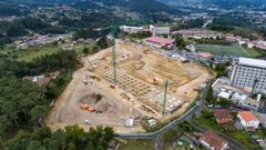 Obras de construcci�n del hospital Gran Montecelo, en Pontevedra