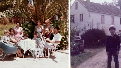 Los d�as felices del molino de A Veiga, durante su conversi�n como vivienda