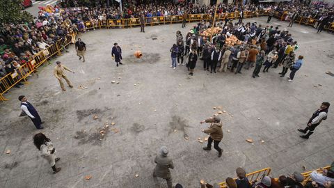 Los competidores hicieron gala de su maestr�a en lanzamientos y recepciones