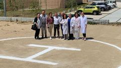 Nuevo helipuerto del centro m�dico de O Pereiro de Aguiar