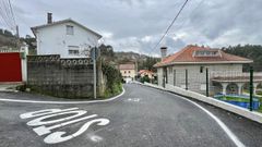 Viviendas de la parroquia de Centro�a, en una imagen de archivo