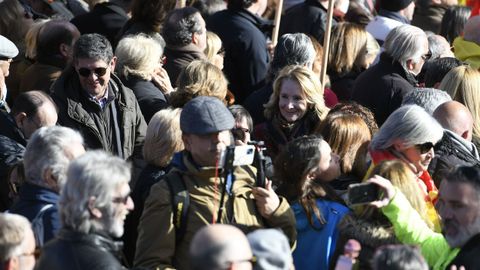 Esperanza Aguirre asisti� a la manifestaci�n 