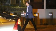 Javier Lpez Madrid, a su salida de la Audiencia Nacional tras pagar una fianza de 100.000 euros.