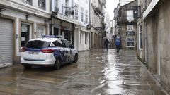 Calles vac�as en las primeras horas del 2021 en Santiago