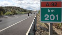 Imagen de la carretera en la que fue atropellado el menor