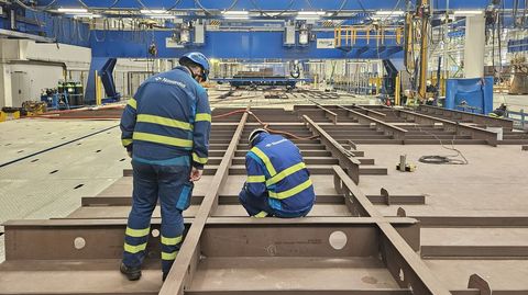 Instalaciones de la nueva f�brica digital de bloques en Navantia Ferrol
