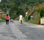 Un tramo aislado de A Barqui�a, por donde pasa el camino. 