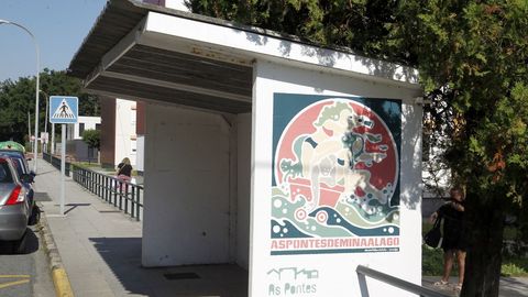 As Pontes, de mina a lago, de Diego Gonz�lez Cereijo, en la avenida Habana, en el poblado de A Fraga