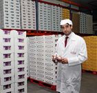 Pablo G�mez, ayer, en la planta de Clesa en Saiar, en el municipio de Caldas de Reis. 