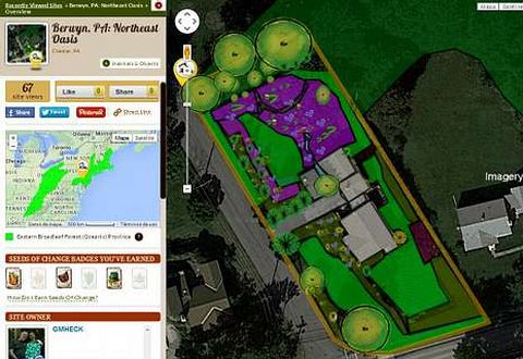  Uno de los mapas de Yardmap para �cultivar una mejor comprensi�n de los h�bitat de las aves�