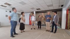 Gabriel Al�n visit� las obras que se est�n realizando para ampliar la capacidad del comedor del Curros Enr�quez