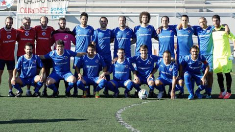 Primer partido oficial de la UD Ourense en Os Remedios