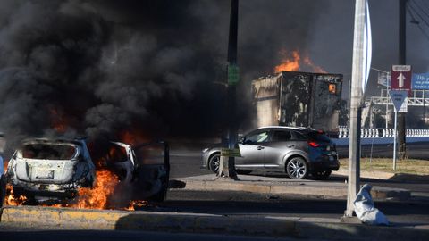 Disturbios en Sinaloa tras la detenci�n del narcotraficante Ovidio Guzm�n