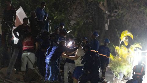 Im�genes tras el doble terremoto de magnitudes 7,2 y 7,5 producidos en Venezuela
