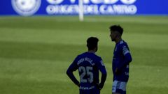 Tejera Borja Valle Real Oviedo Ponferradina Carlos Tartiere.Sergio Tejera y Borja Valle, durante un partido del Real Oviedo