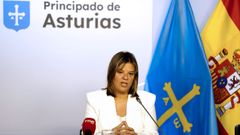 La vicepresidenta del Principado de Asturias, Gimena Llamedo