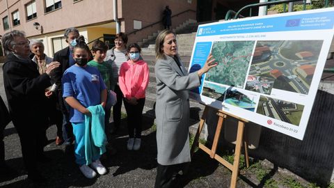 La conselleira de Infraestruturas, Ethel Vázquez, presentó el pasado mes de abril en el mismo colegio de Xeve el proyecto a ejecutar