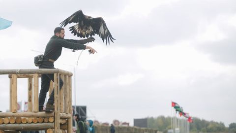 Participacin de Espaa en los World Nomad Games, en cetrera