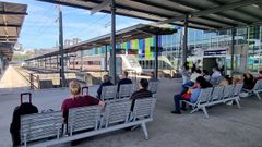 Imagen de archivo de la estacin de Guixar Vigo, que aglutina los trenes regionales que salen desde la ciudad