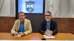 Los concejales del PSOE de Oviedo Carlos Fern�ndez Llaneza y Juan �lvarez.
